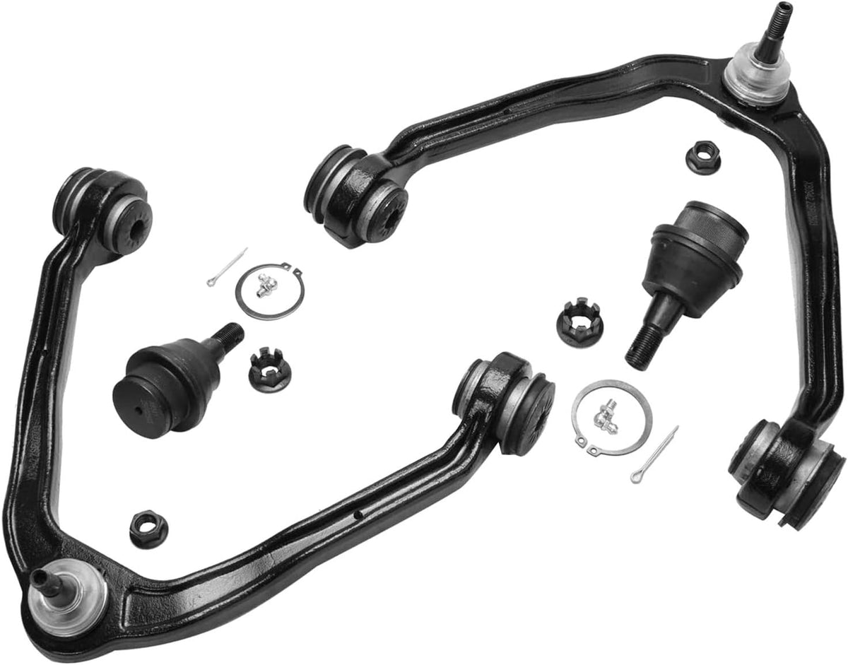 Front Upper Control Arms with Ball Joints and Lower Ball Joints 4pc Set A549825