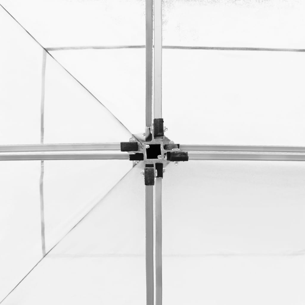 19.7'x9.8' White Aluminum Folding Party Tent Q70678