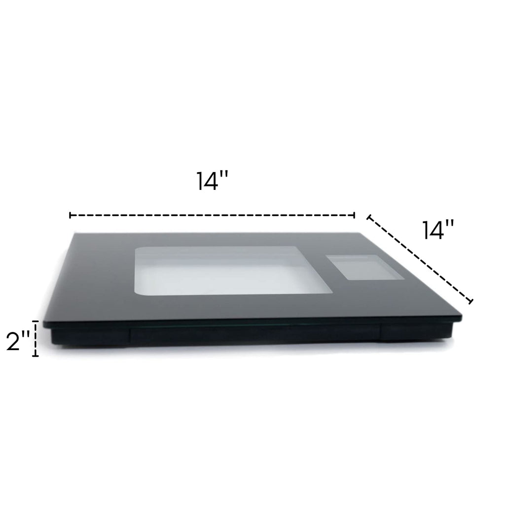 Pack of 2 Glass Digital Bathroom Scale E153