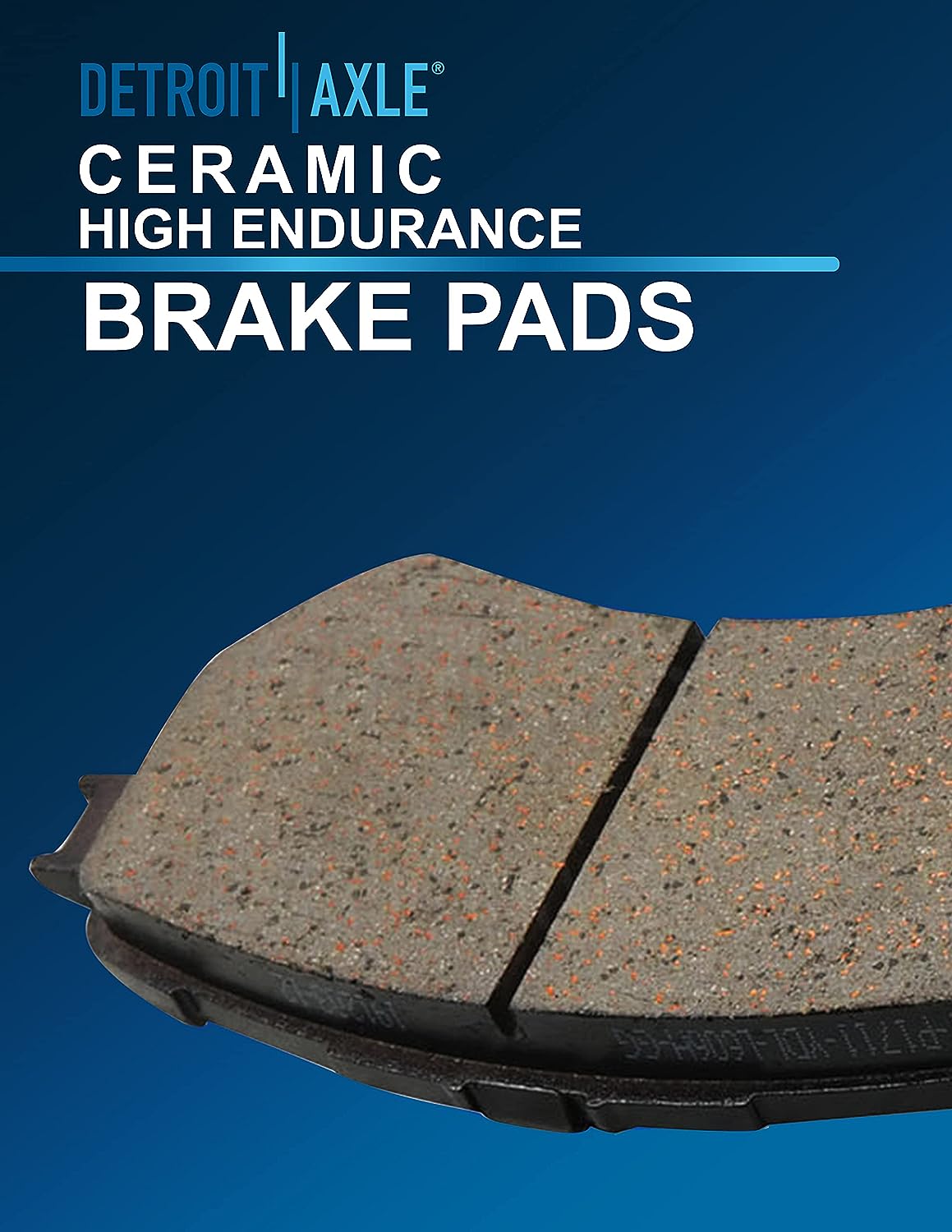 Front & Rear Drilled & Slotted Rotors with Ceramic Pads Brake Kit D72728