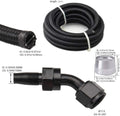 Nylon Braided 1/4'' 20 ft Fuel Oil Hose D430