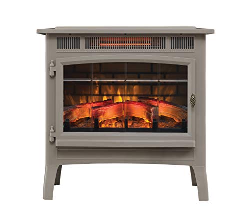 Electric Infrared Quartz Fireplace Stove with 3D Flame Effect T666518