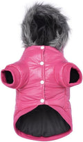 Pink Dog Winter Coat Puffer Jacket E380