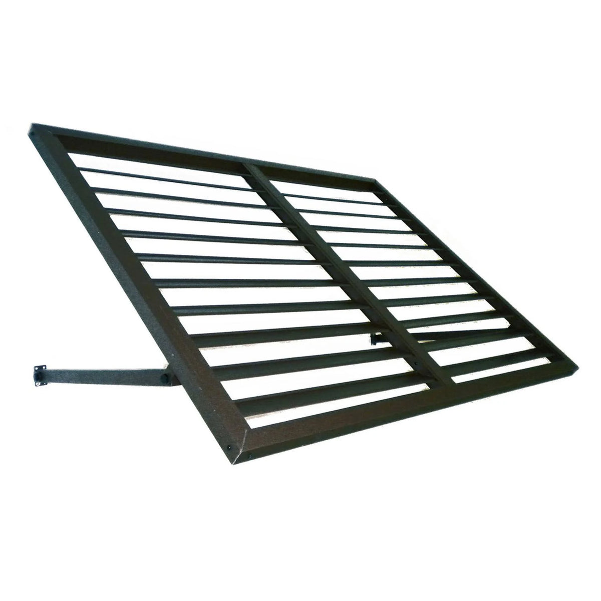 Metal Shutter Awning Pewter N83257