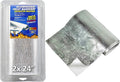Adhesive Backed Aluminized Heat Barrier, 12" x 48" (2x 24" Sheets) Pack of 2 P79762