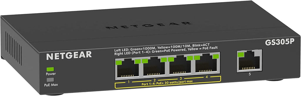 16-Port PoE Gigabit Ethernet Plus Switch with 15 x PoE+ @ 180W, 1 x 1G SFP Port Y7718