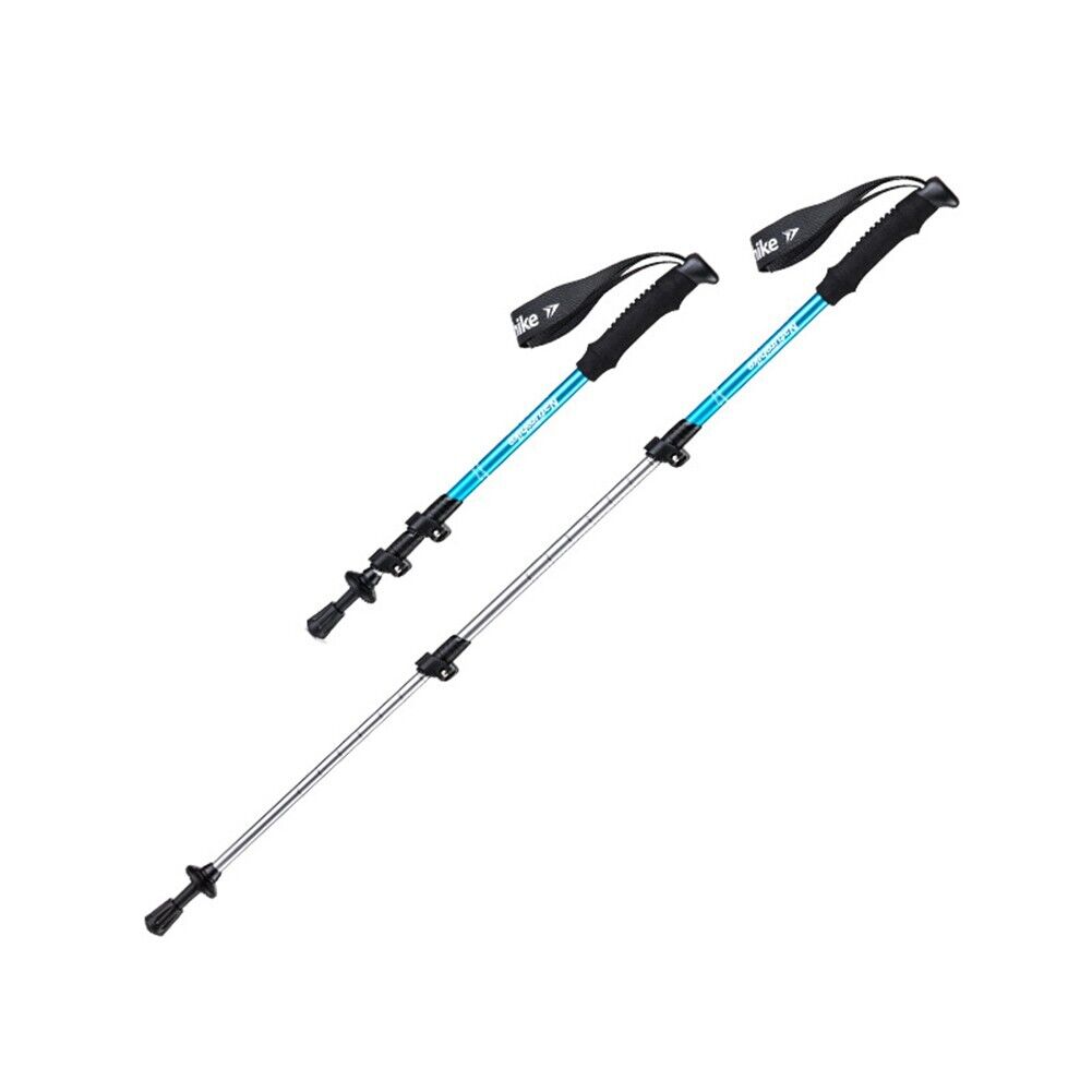 Folding Walking Stick Cane Telescopic Hiking Trekking Poles Retractable with Bag Y367650