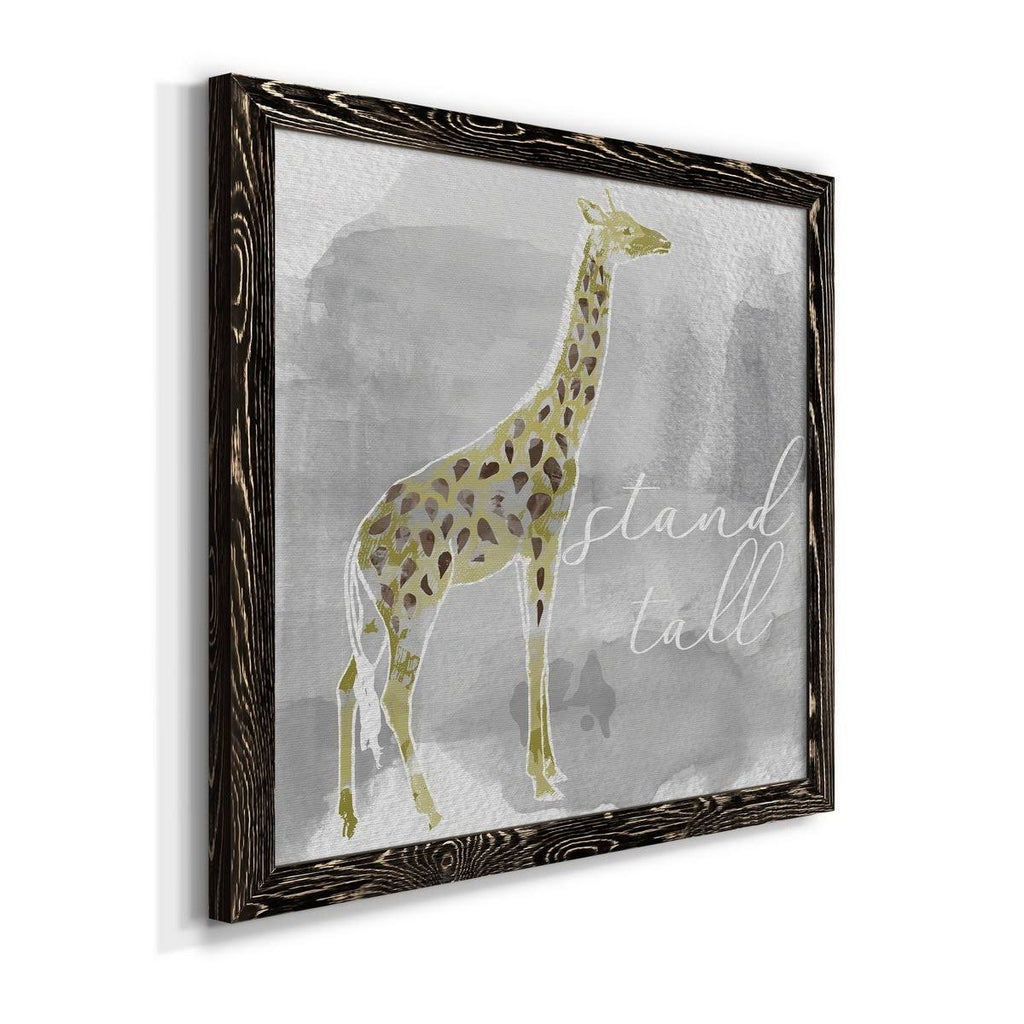 Grey Framed Canvas Y572
