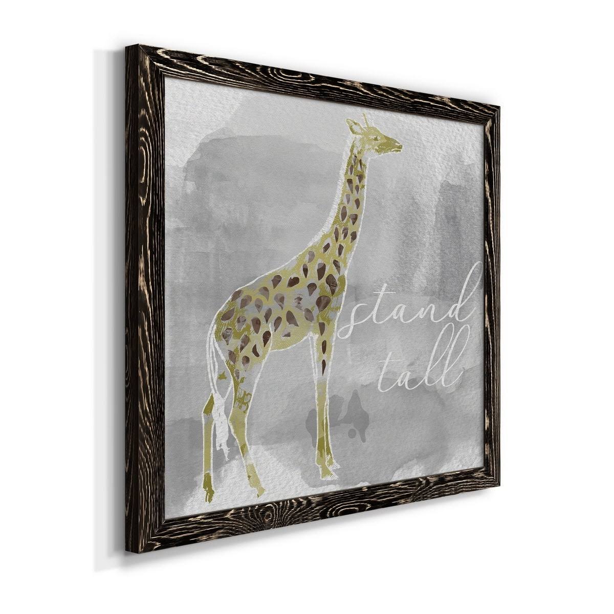 Grey Framed Canvas Y572