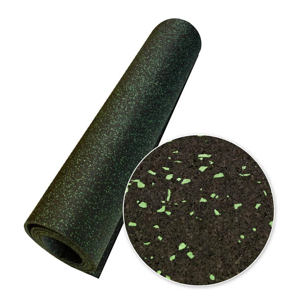 Green Dot Recycled Rubber Flooring Rolls E587311