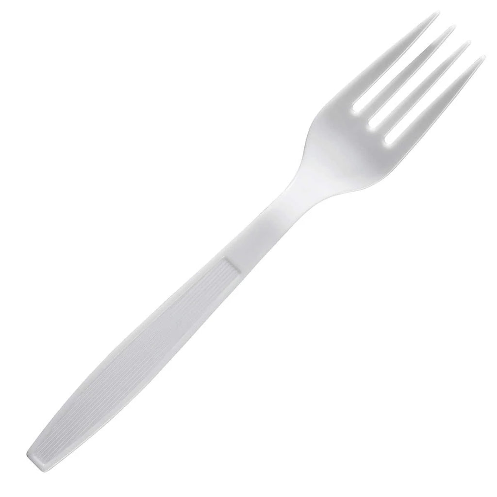 Heavyweight Plastic Fork, White, 500-count, 2 Pack A5698