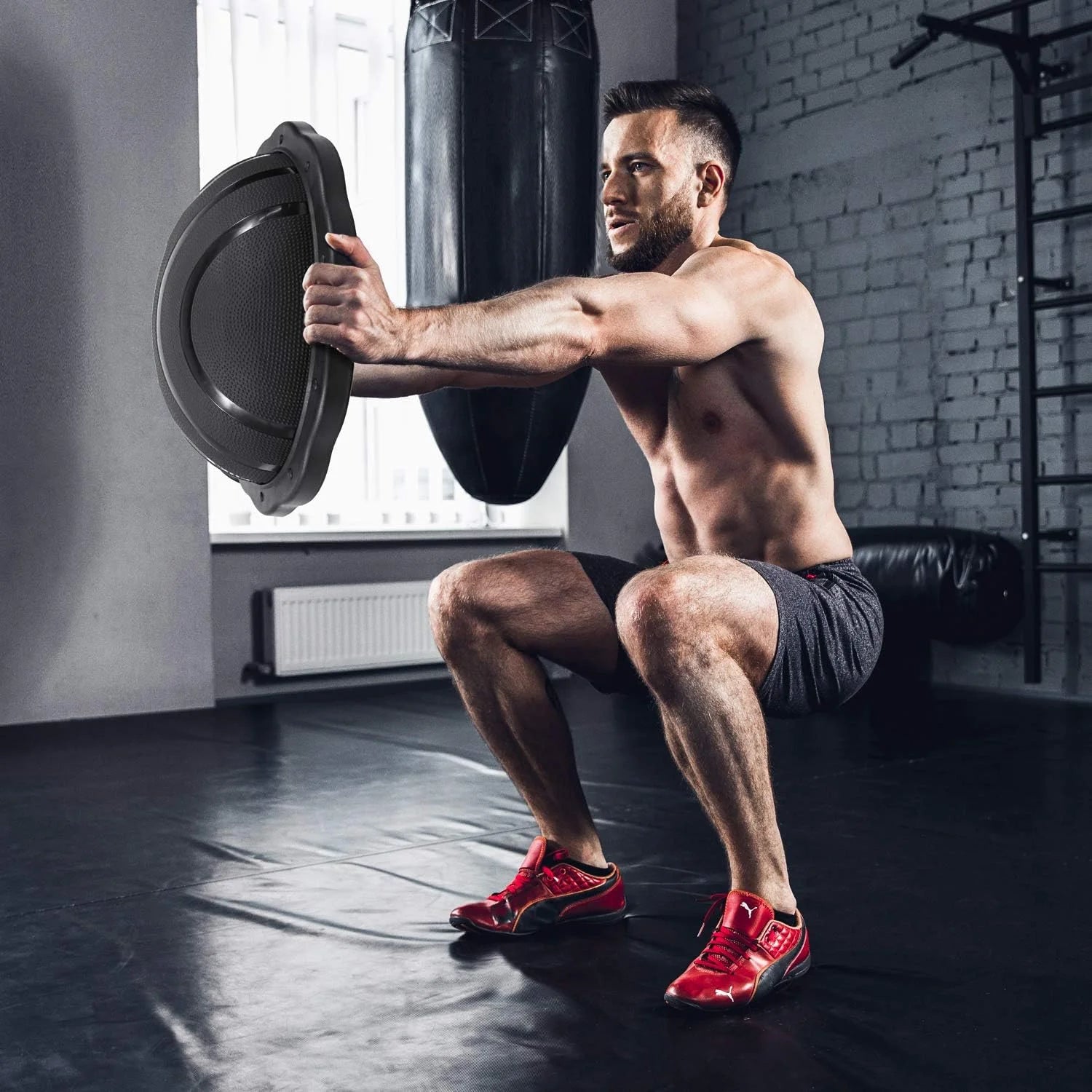 Black Matte Half Ball Balance Trainer T4086