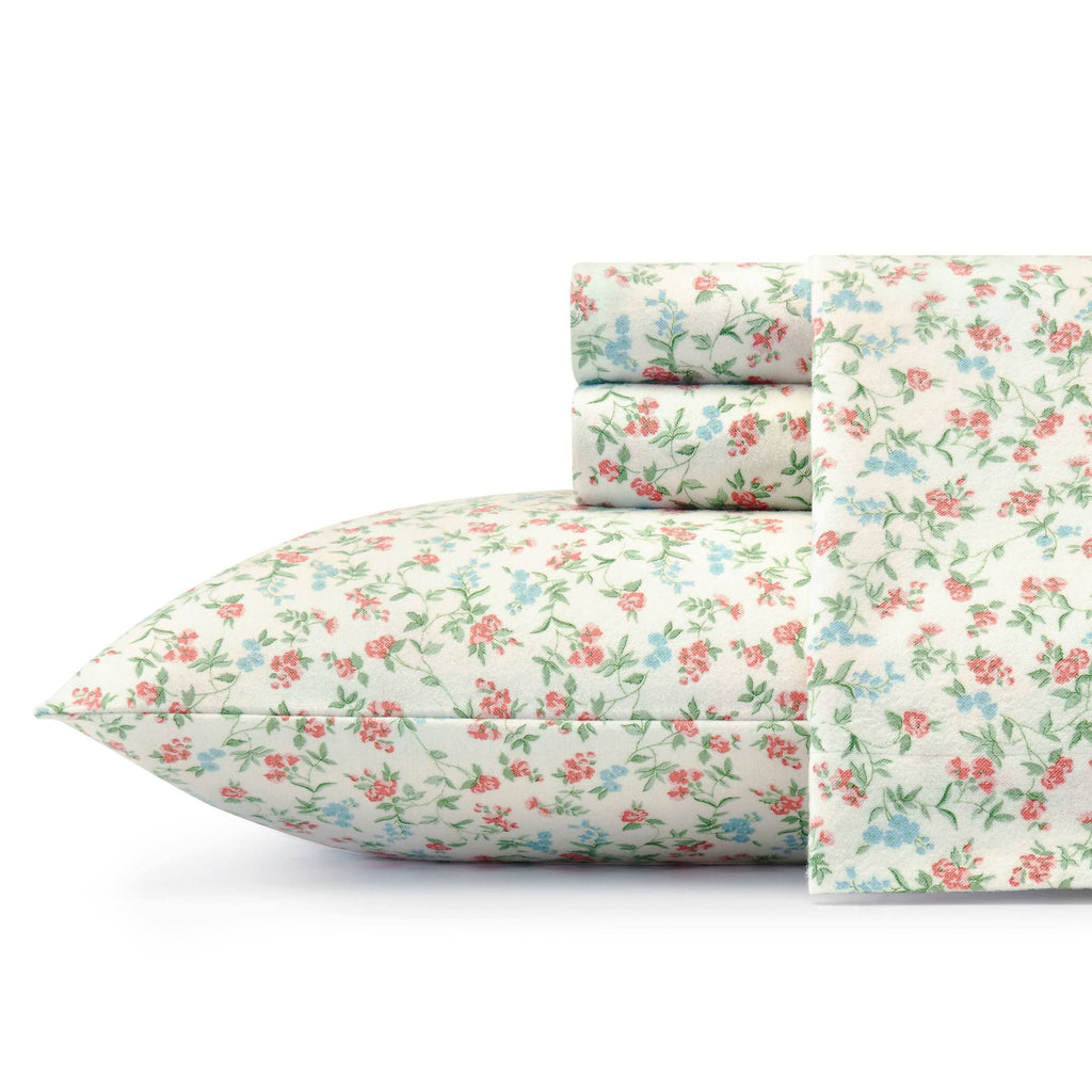 Beige Flannel Full Sheet Set C650