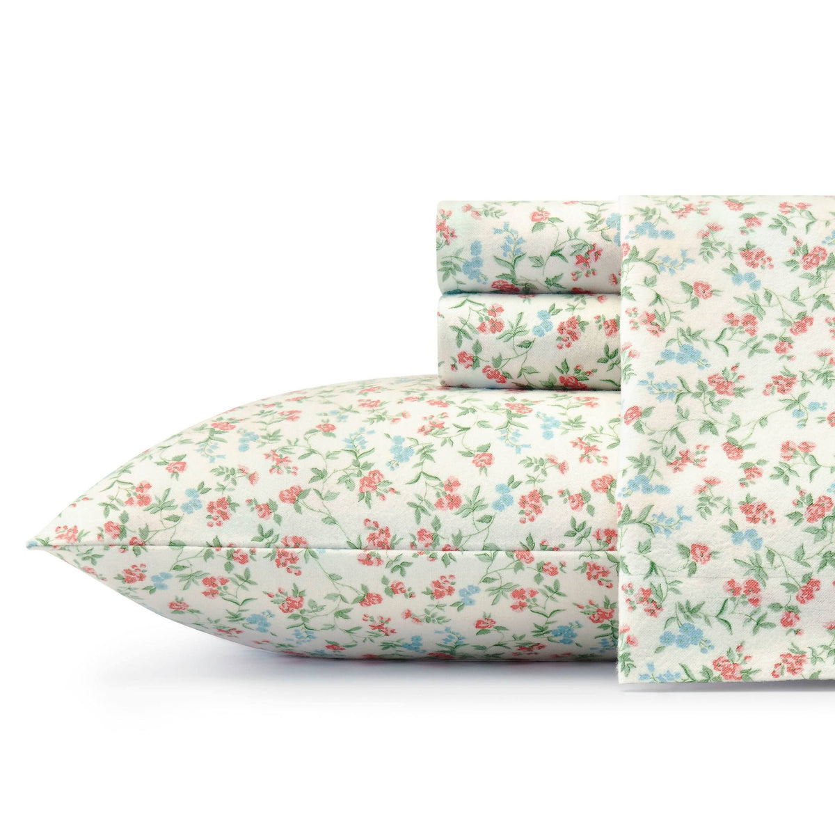 Beige Flannel Full Sheet Set C650