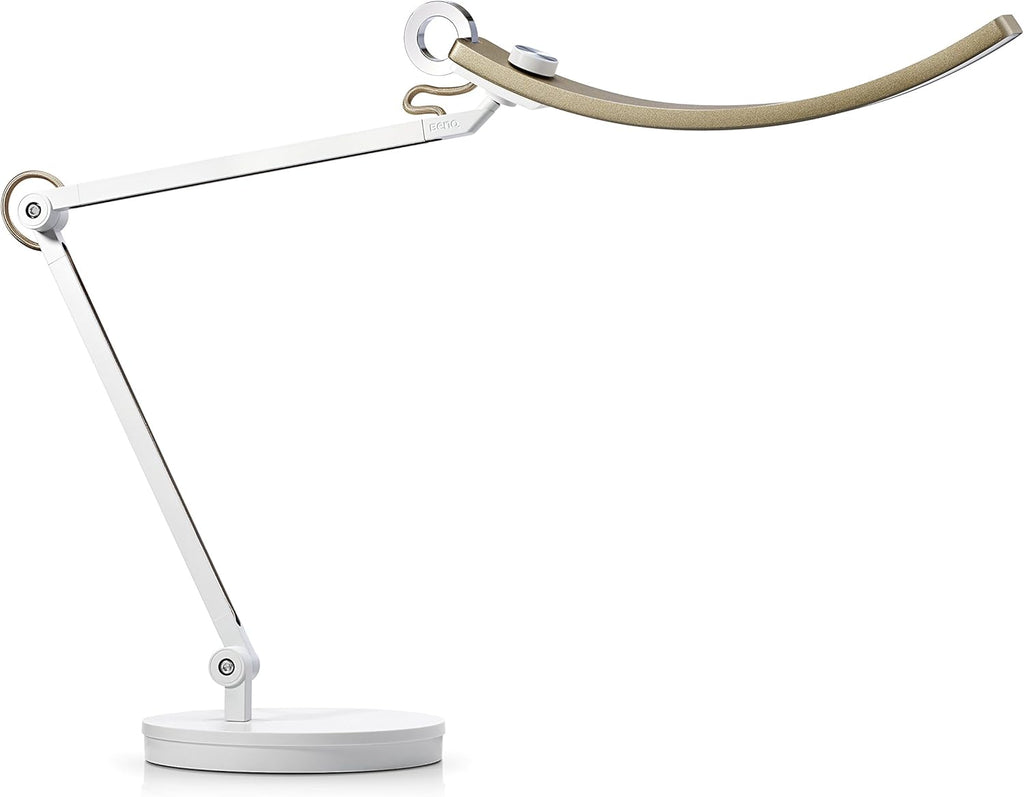 Silver LED Desk Lamp with Swing Arm J66443