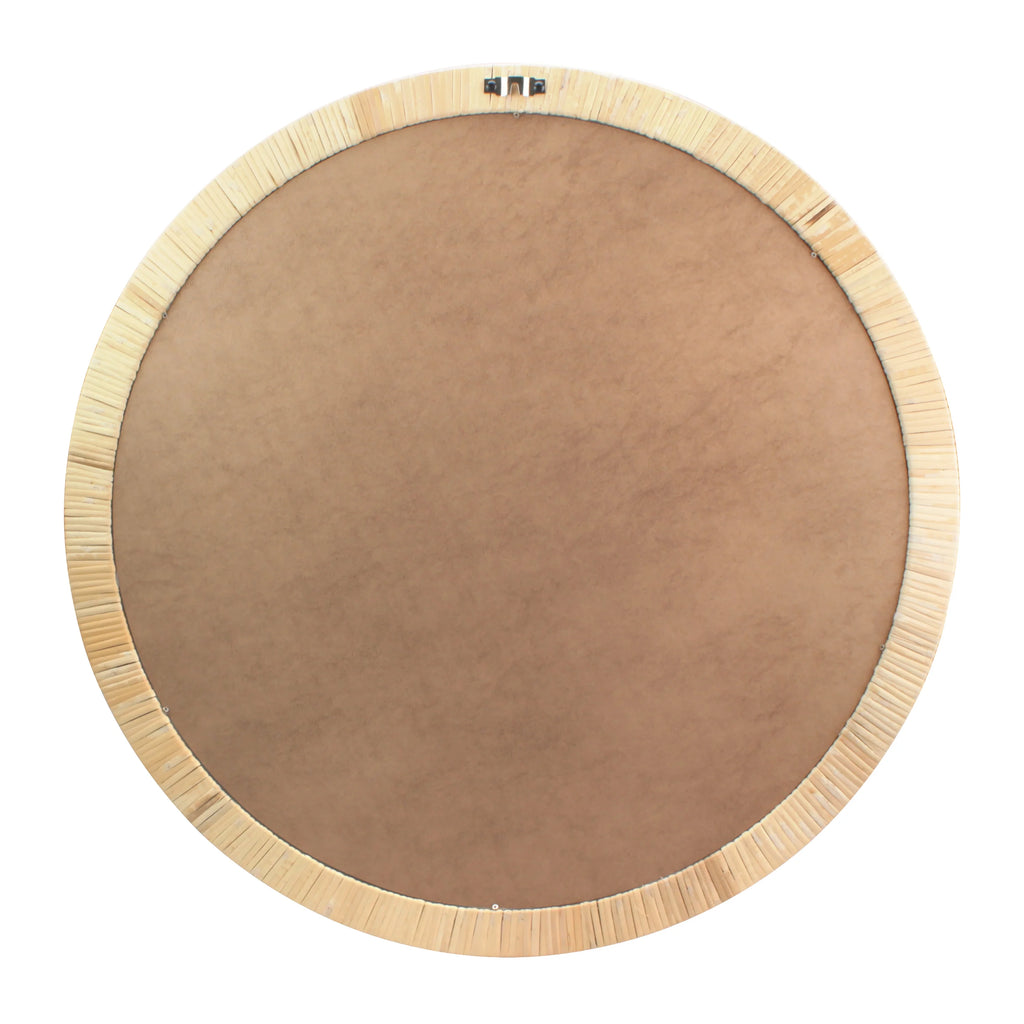 Rattan Round Wall Mirror L223