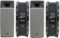 Dual 15” 3-Way Full-Range Powered DJ PA Loudspeaker G96278