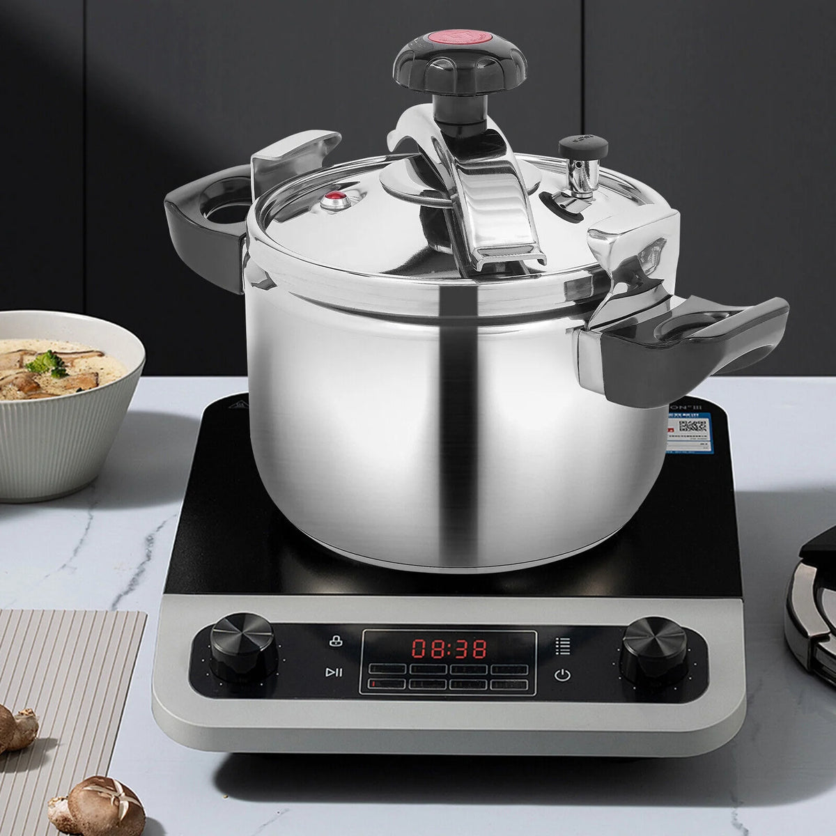 5L 60kpa Stainless Steel Pressure Cooker T792
