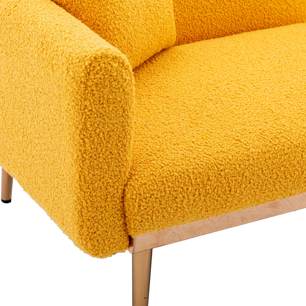 Yellow Velvet Sofa Loveseat Set S888488
