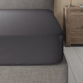 Charcoal Twin XL Fitted Sheet Q651