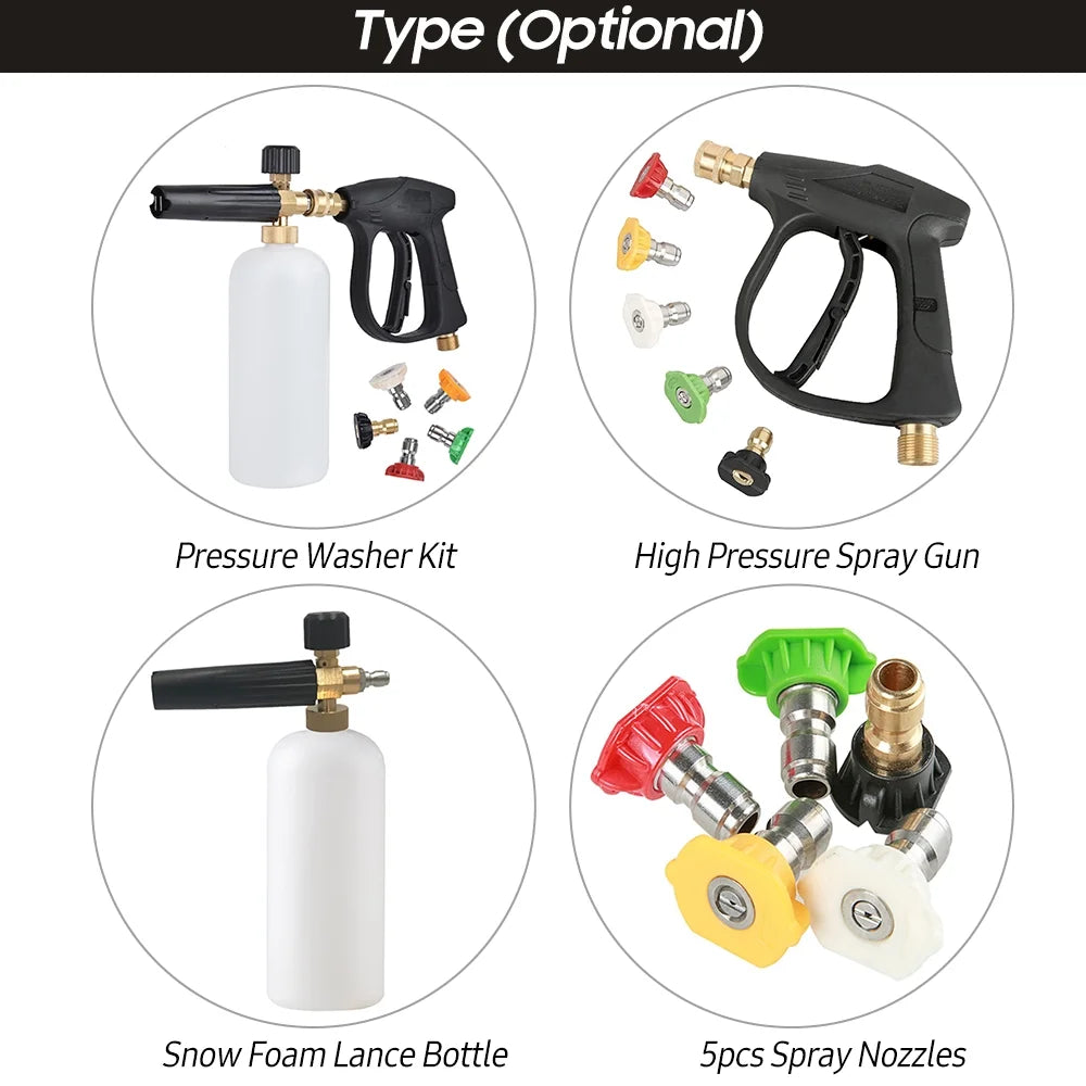 Pressure Washer Kit with 5 Spray Nozzles R639