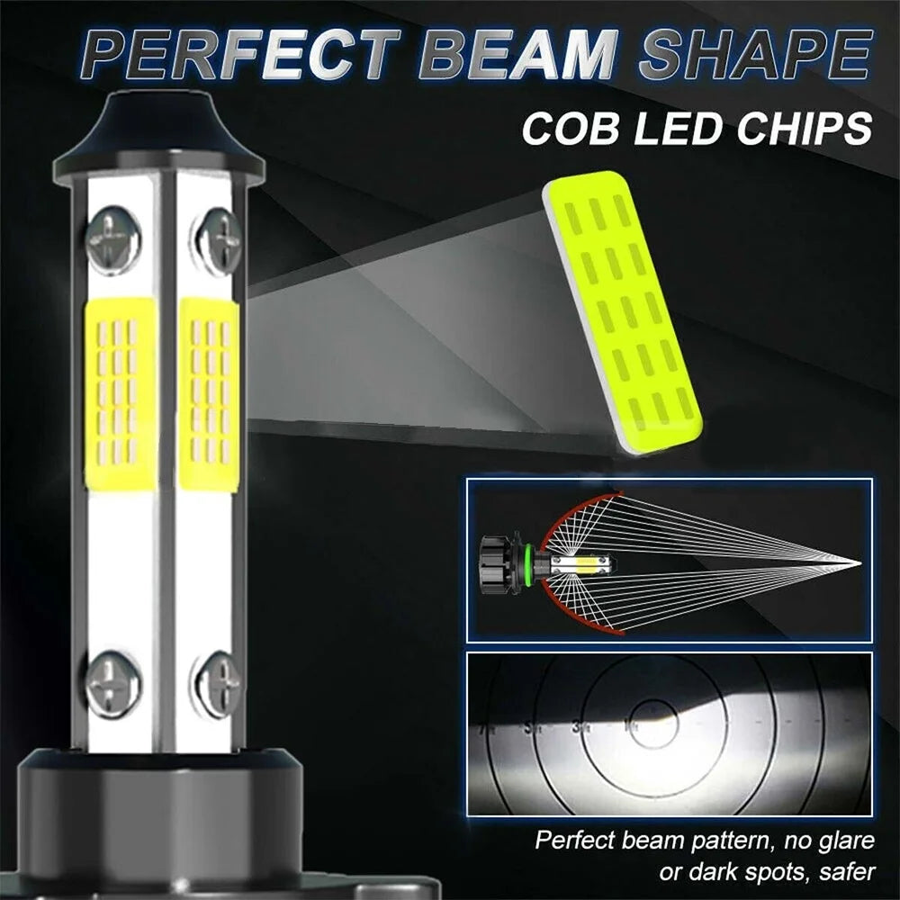 6000K LED Headlight Bulbs Combo 4X O690