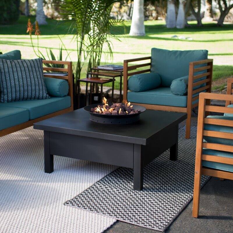 Black Gas Fire Table 35 in F2104
