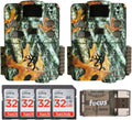 20MP IR Game Cam 2-Pack with Four 32GB Memory Cards and Focus Card Reader Bundle F570703