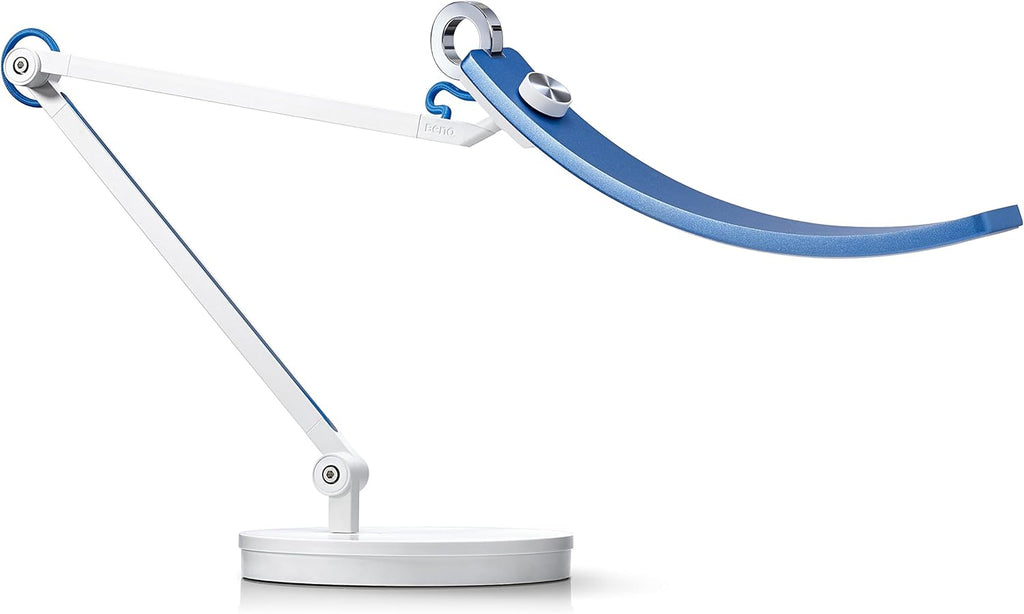 Silver LED Desk Lamp with Swing Arm J66443