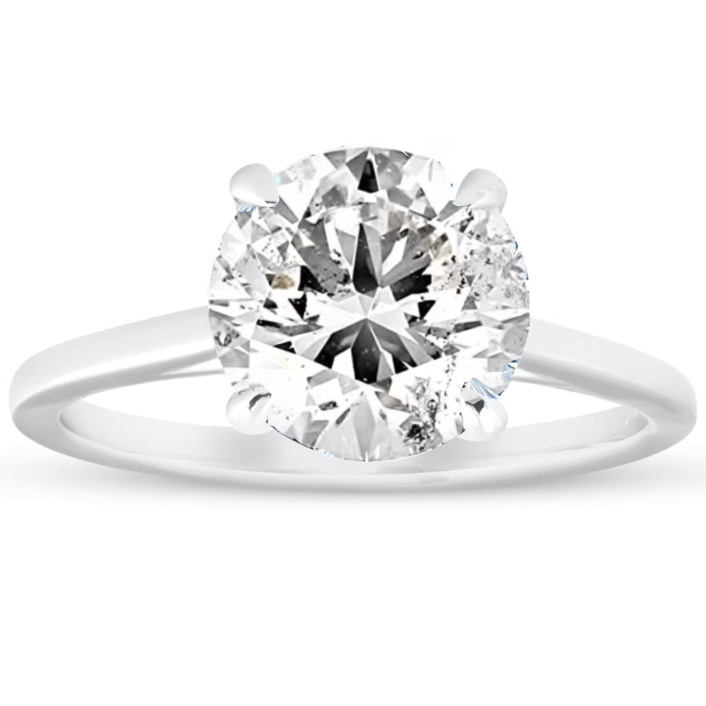 14k White Gold Diamond Solitaire Engagement Ring Z455471