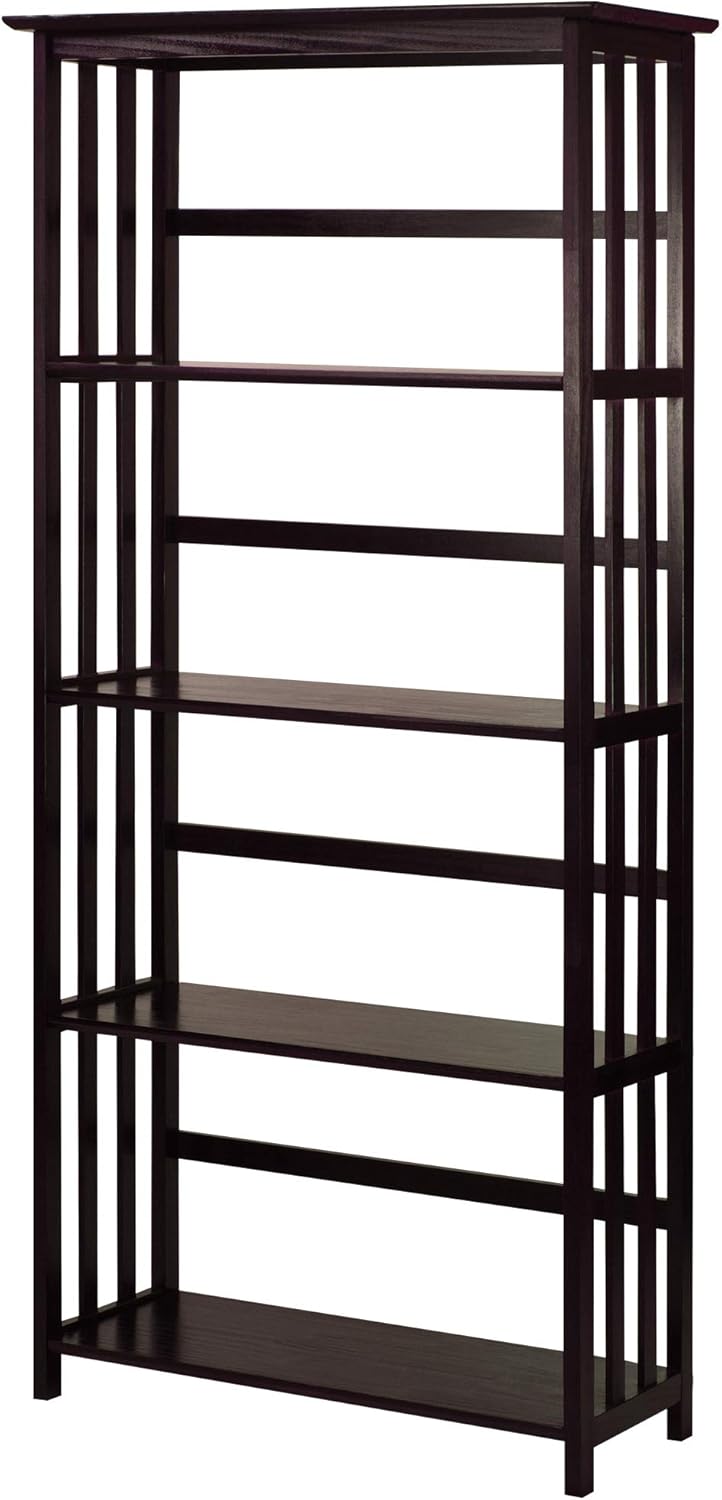 5-Shelf Bookcase, Walnut X90028