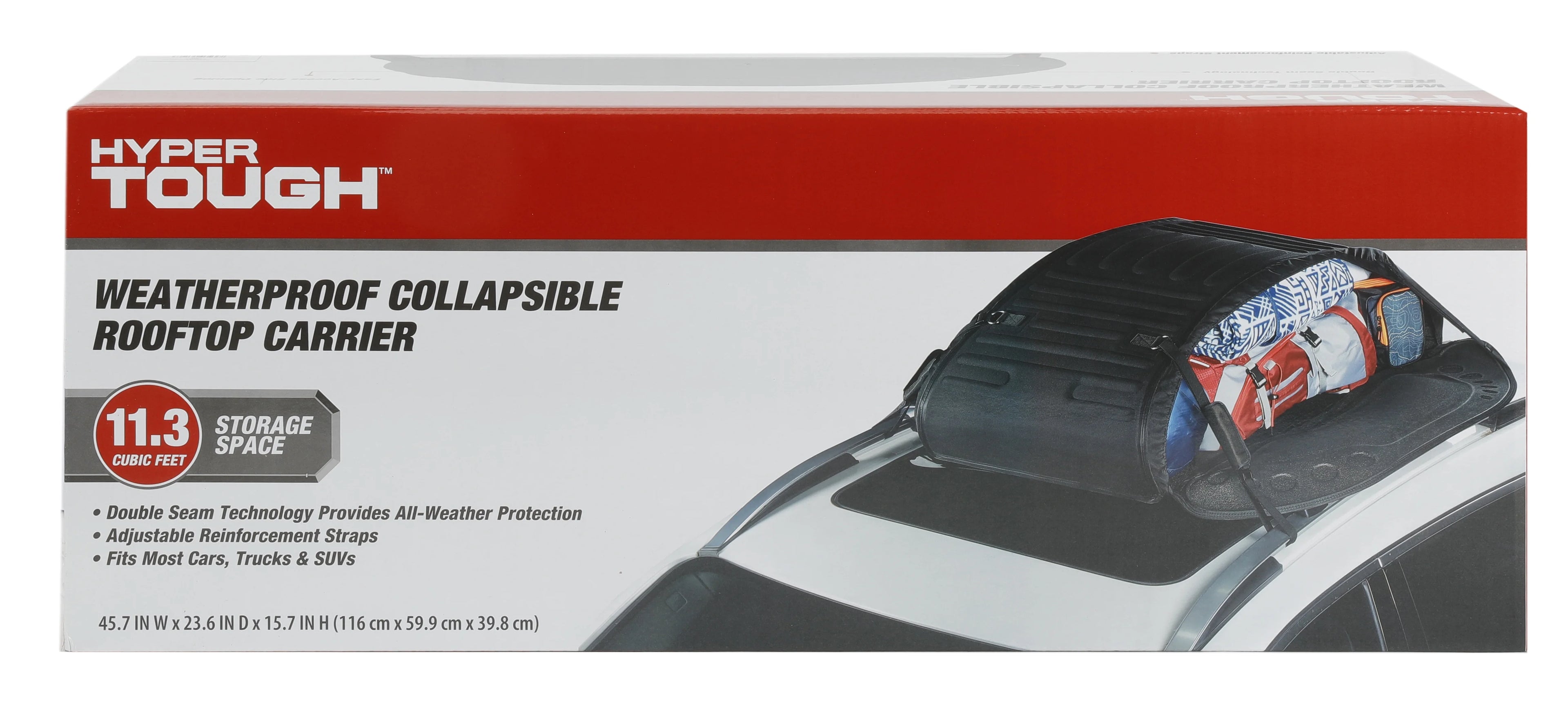 Black Water Proof Rooftop Carrier I4352