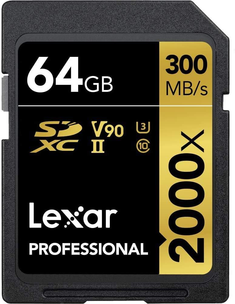 Pack of 3 64GB (192GB Total) SDXC UHS-II Memory Cards with Reader & Case Y774