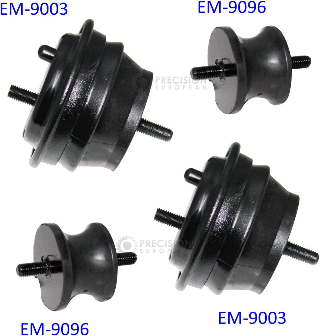 4pcs Motor Mounts and Transmission Mounts Compatible with BMW E36 E46 F871047