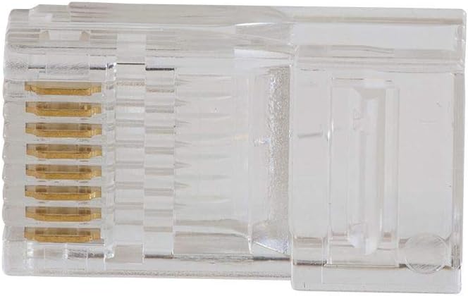 200-Pack Pass-Thru Modular Data Plugs for RJ45 and CAT6 T3793