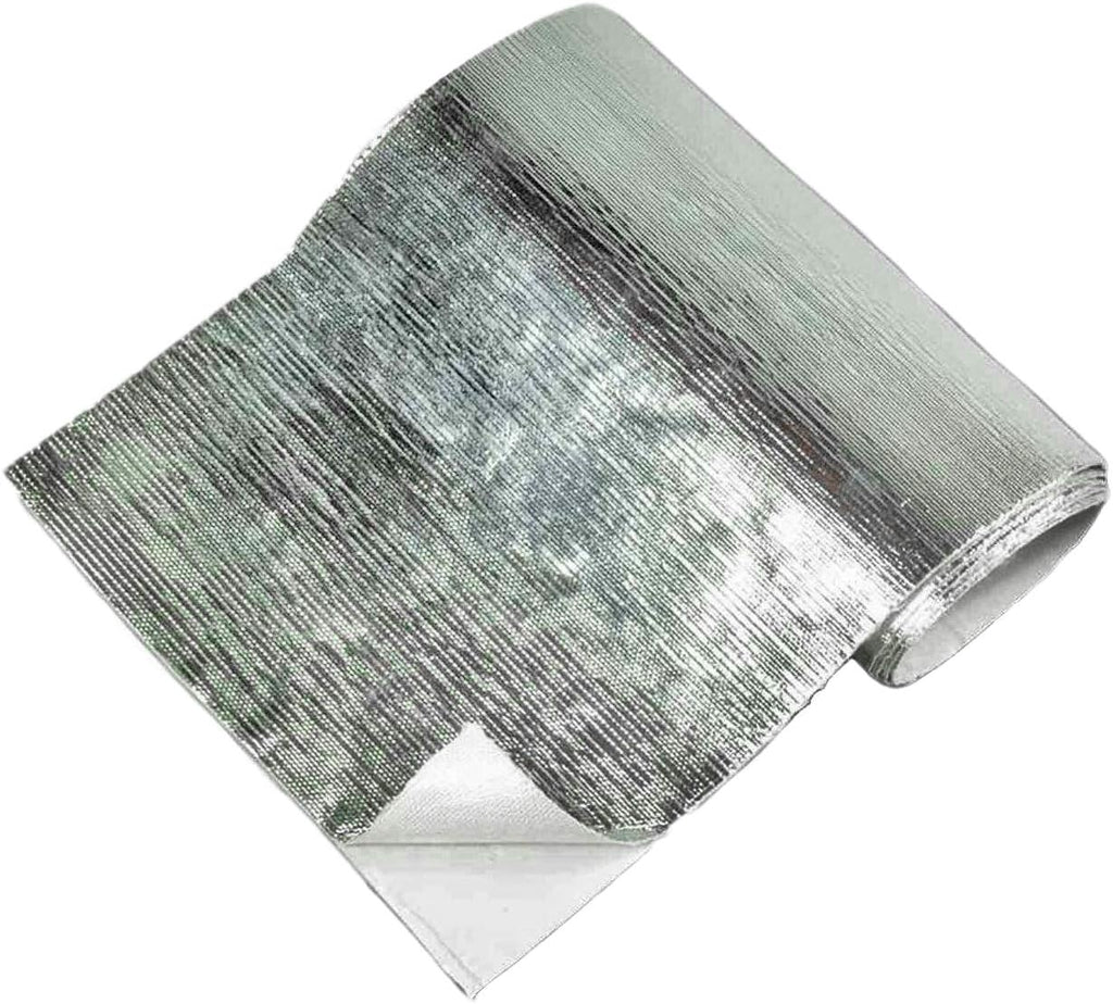 Adhesive Backed Aluminized Heat Barrier, 12" x 48" (2x 24" Sheets) Pack of 2 P79762