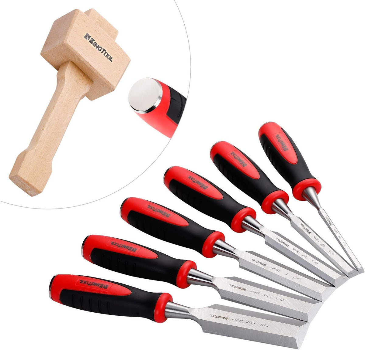 87 Pc. Wood Chisel Set with Storage Case J2734
