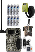 Cellular Trail Camera with Micro SD Card, Card Reader, Batteries, Reinforced Strap, and Microfiber Cloth Screen Cleaner Z313
