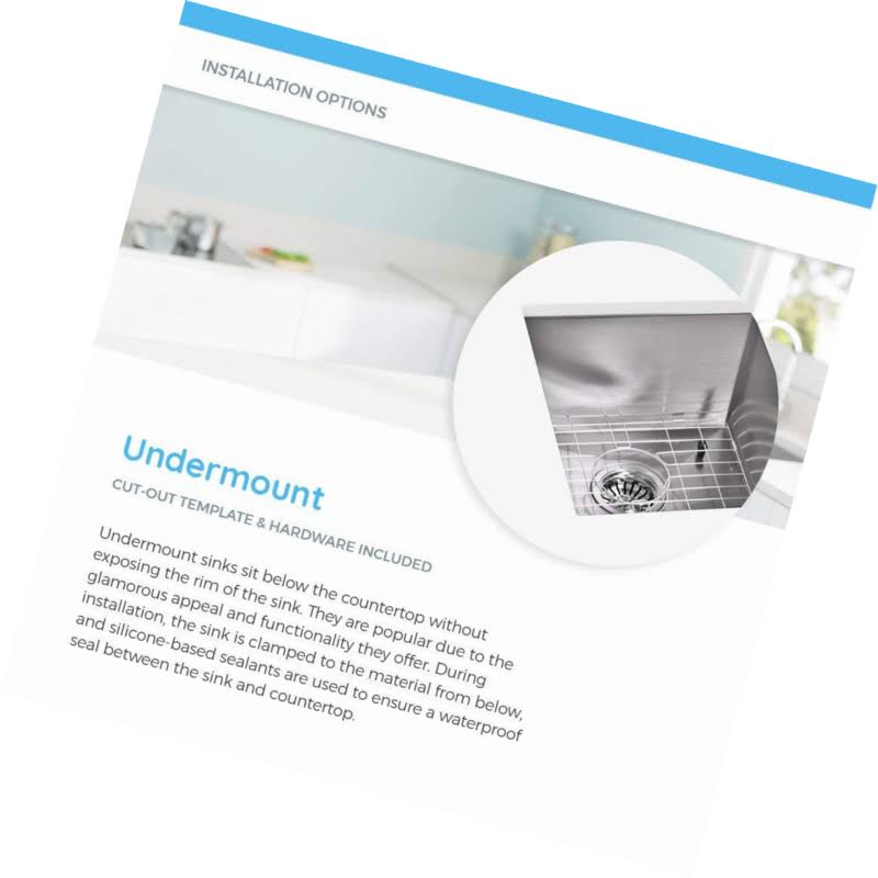 Undermount Stainless Steel Kitchen Sink N933