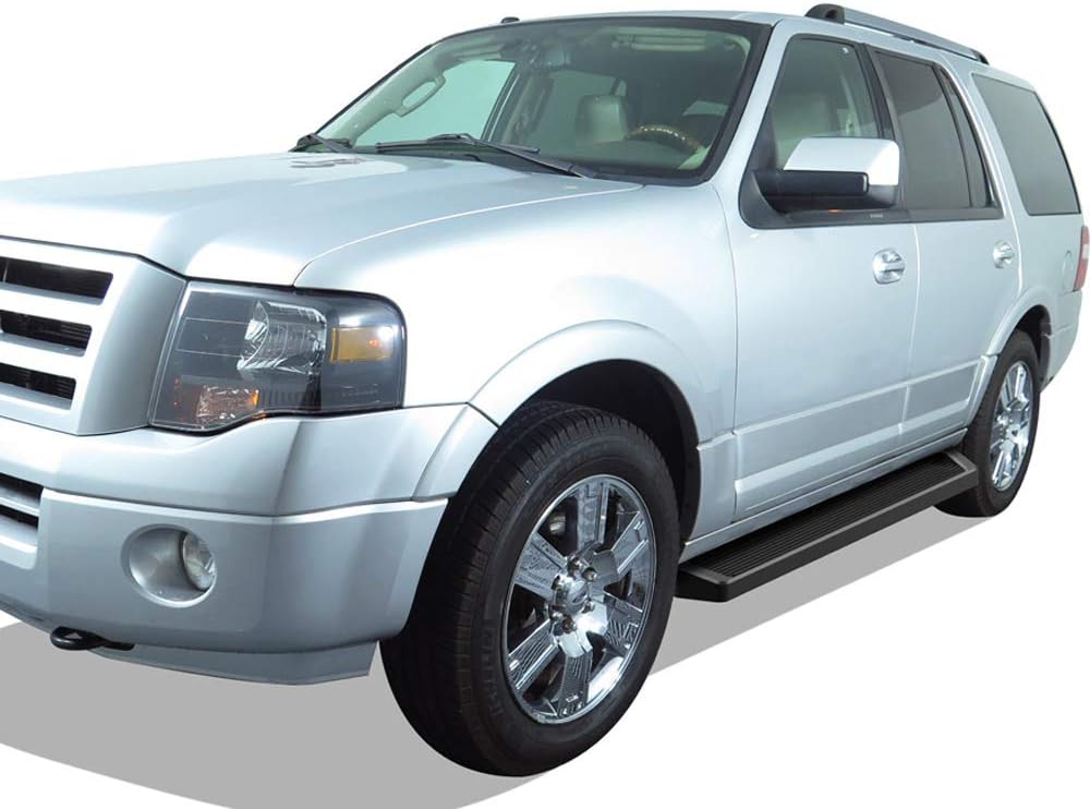 Black Running Boards for Ford Expedition SUV 4-Door J567
