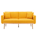 Yellow Velvet Sofa Loveseat Set S888488
