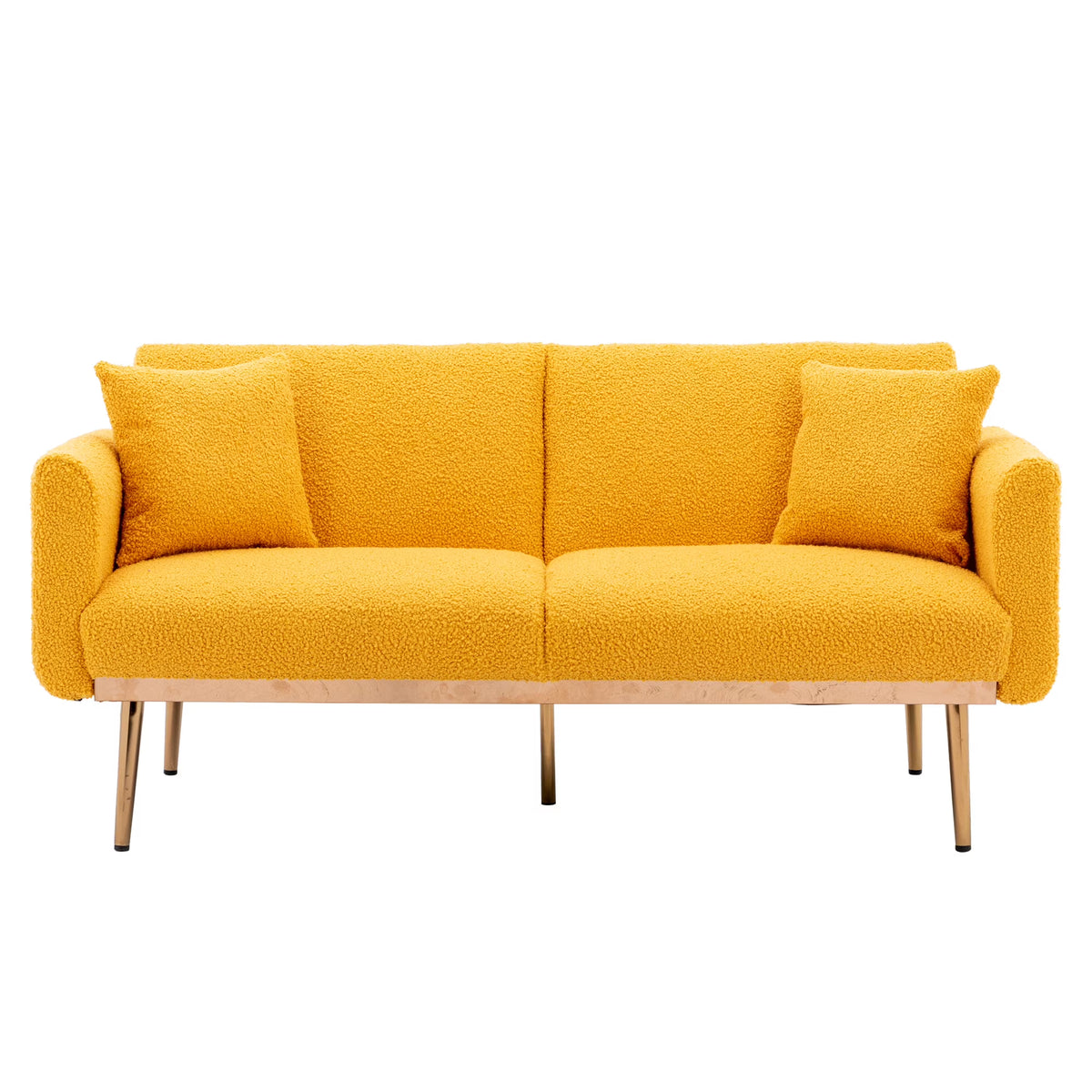 Yellow Velvet Sofa Loveseat Set S888488
