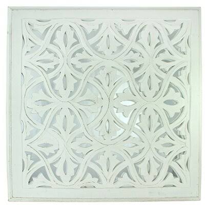 White MDF Panel Wall Decor T384922