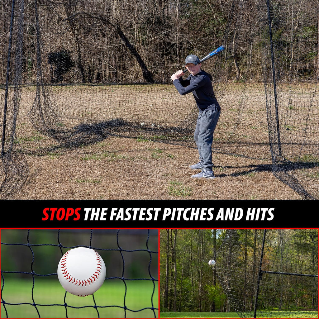 40 and 60 Foot Batting Cage with Frame and Netting B236