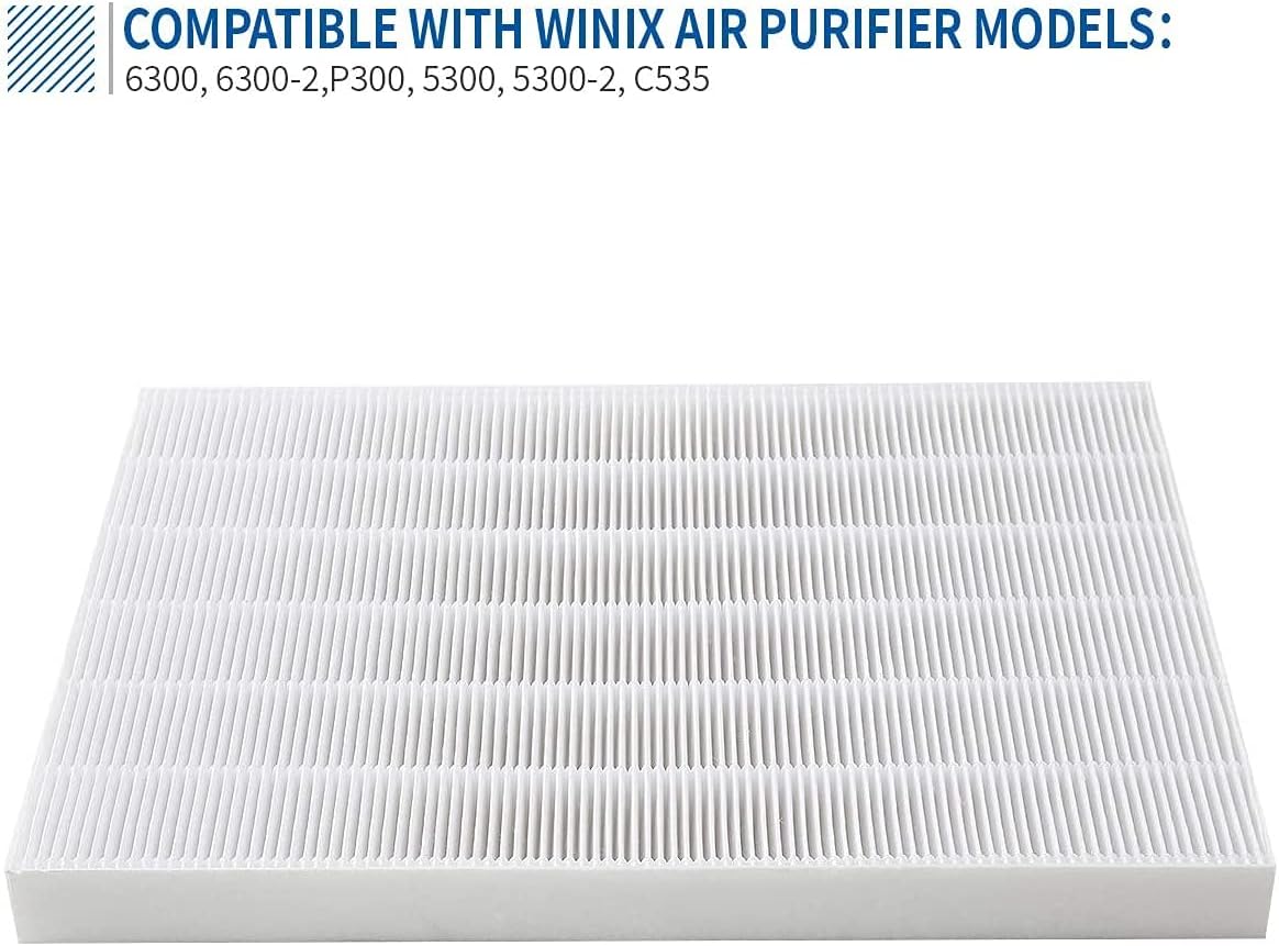 2 True HEPA Filter and 8 Carbon Pre Filters Set E140544