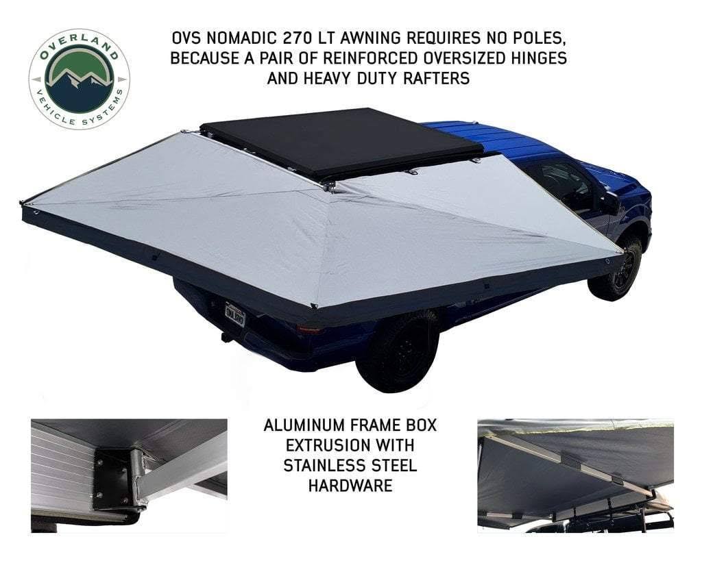 270 LT Awning with Dark Gray Cover C2708