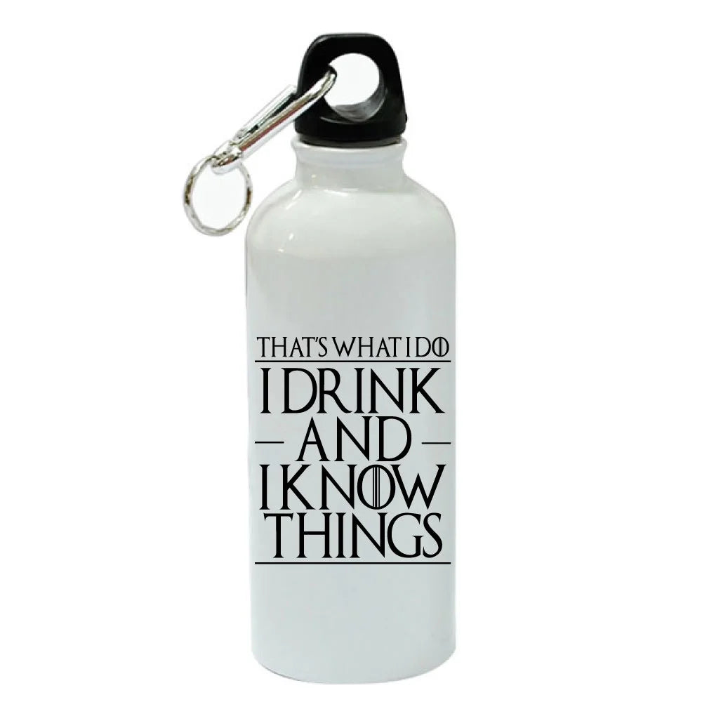 White Aluminum Sports 20 oz Water Bottle C75257
