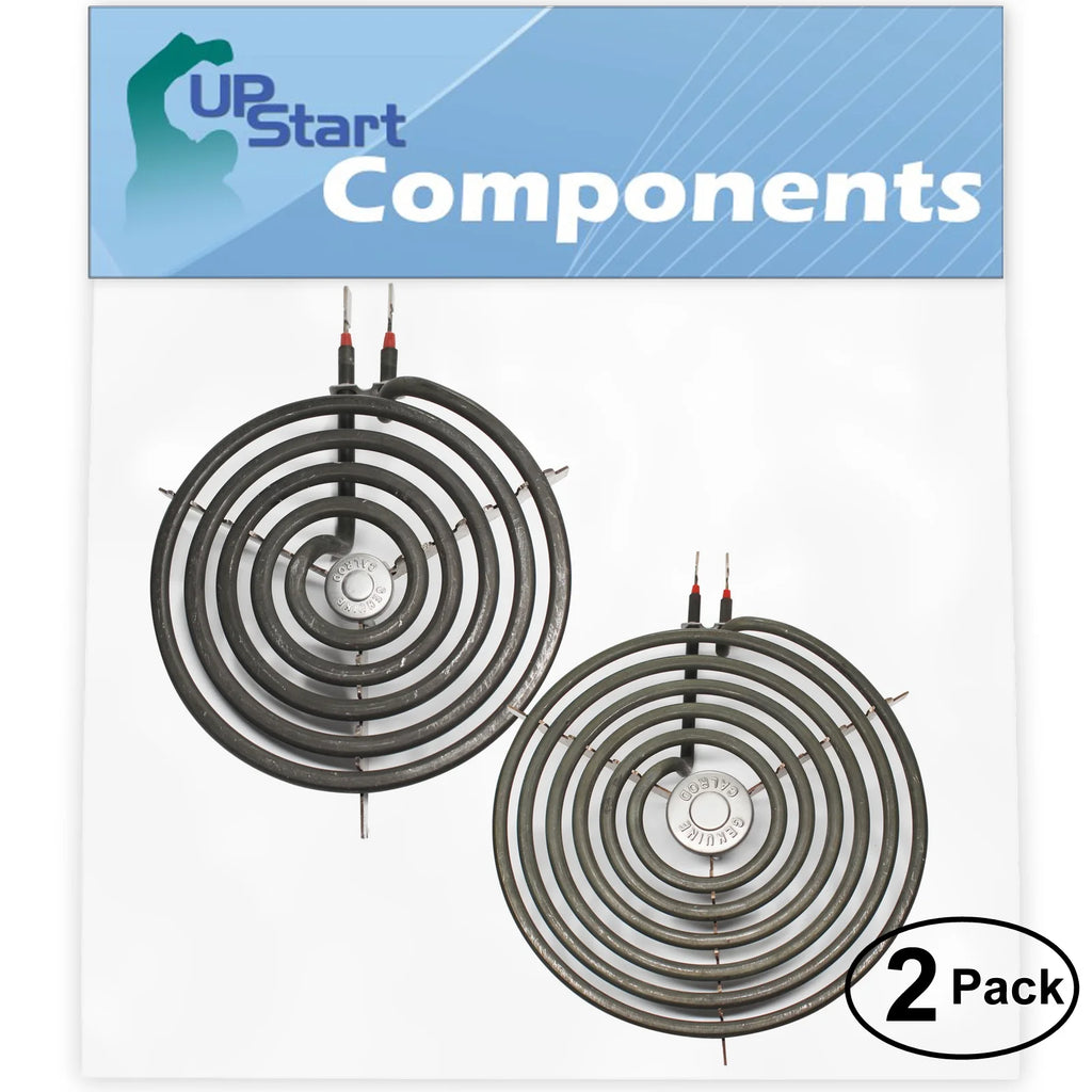 2-Pack 8 inch 6 Turns & 6 inch 5 Turns Surface Burner Elements for Range R611
