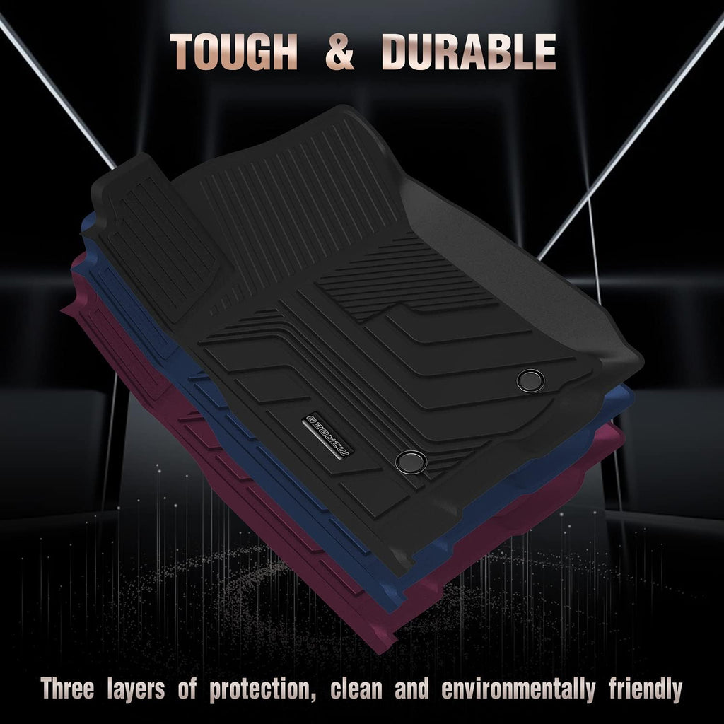All Weather Car Floor Mats Front & Rear Row H541603