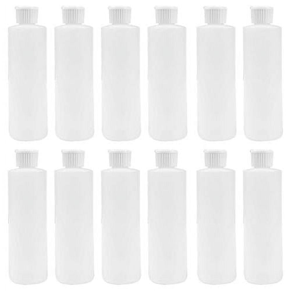 8 OZ Plastic Cylinder Bottle with Pour Spout (12) L340797